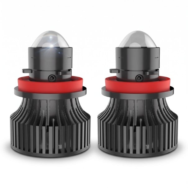 Set di 2 lampadine LED per fendinebbia 9005 HB3 20 000 lm 6000 K Luce bianca fredda Obiettivo proiettore Per fendinebbia dell'automobile 1
