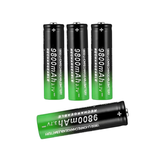 Set di 20 batterie ricaricabili 18650 3,7V 9800mAh Batterie Li-ion di alta qualità per torce Dispositivi elettronici Ricarica 1