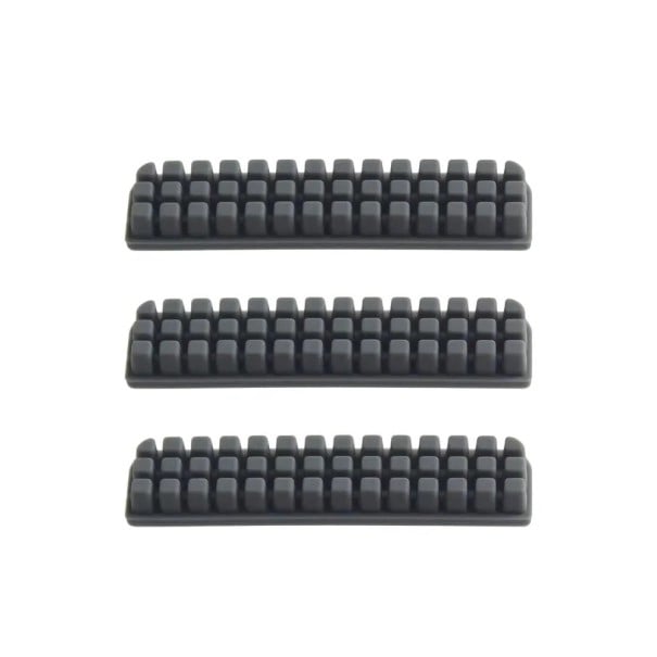 Set di 3 pezzi di pulitori in silicone per ugelli per Bambu Lab A1 Spazzola nera per il piano di stampa per pulizia automatica dell'ugello 1