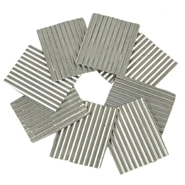 Set di 8 pezzi di lamiere ondulate 37 × 45 mm Scala 1:35 Copertura per tetti in miniatura per diorami e modelli 1