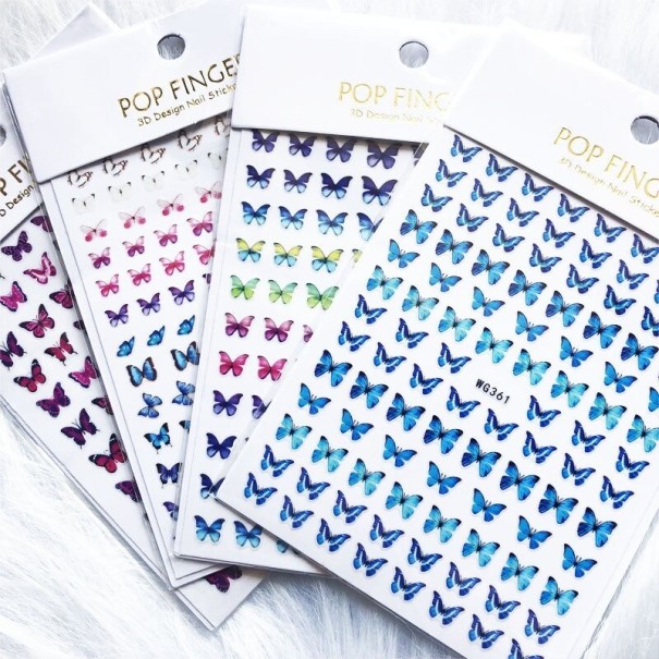 Set di adesivi per unghie 4 pz 1