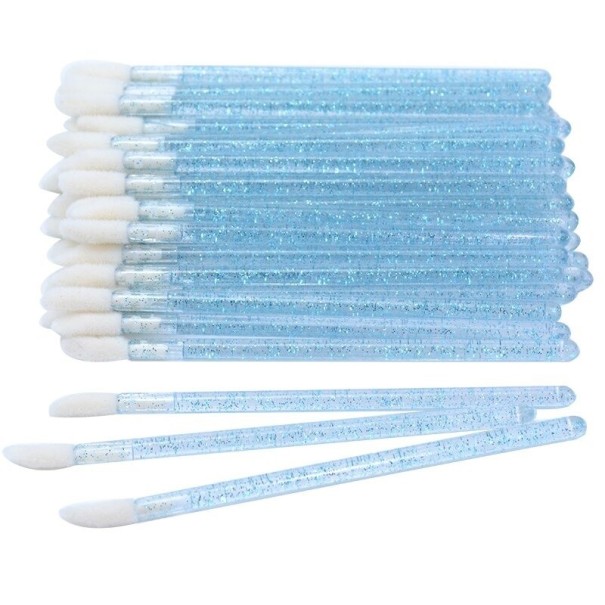 Set di applicatori per labbra e ciglia 50 pz P3311 azzurro