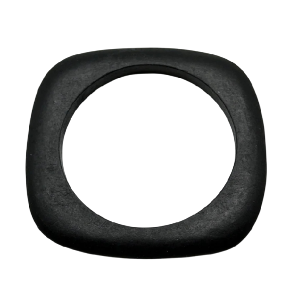 Set di braccialetti in legno da donna forma rigida diametro 6,5 cm legno naturale braccialetti lisci da indossare per sovrapposizioni e uso quotidiano nero