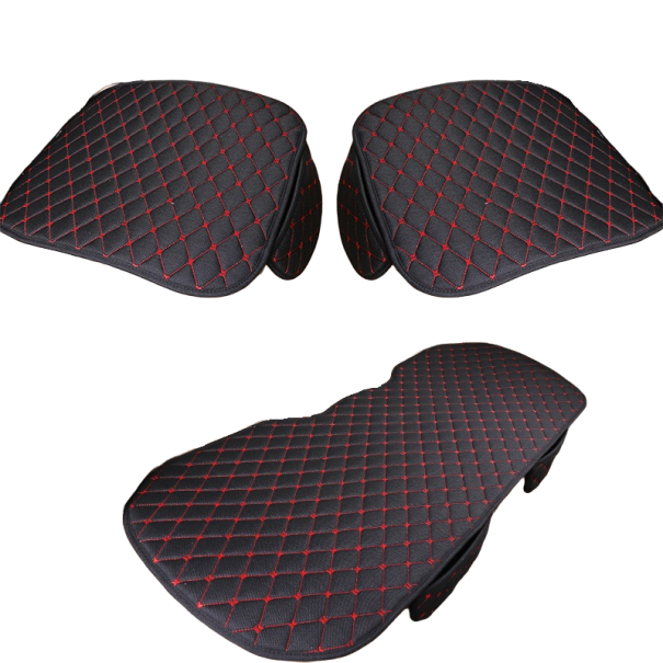 Set di coprisedili universali 3 pz rosso