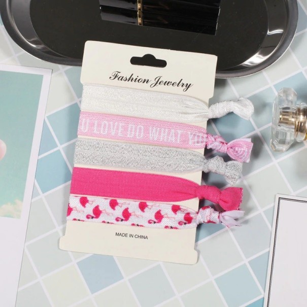 Set di elastici per capelli - 5 pz 1