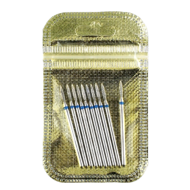 Set di frese e pennelli per manicure 10 pz T829 14