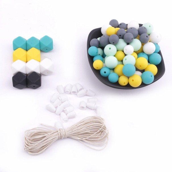 Set di perline in silicone J3421 4