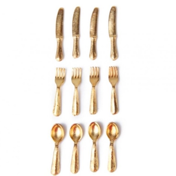 Set di posate per bambole 12 pz 3
