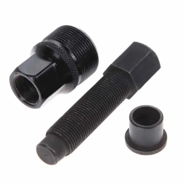 Set gereedschap voor het demonteren van cranks en trapas van de fiets Stalen cranktrekker met adapter voor verschillende soorten assen 1