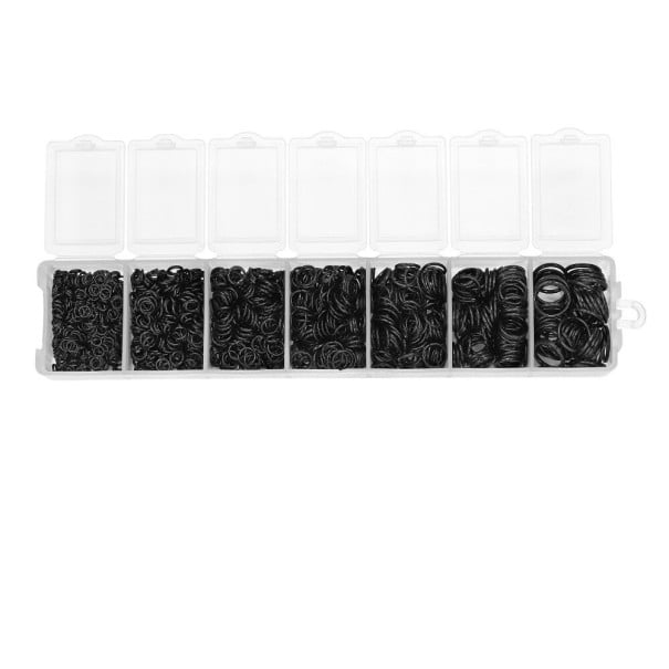 Set inele de legătură 1370 buc negru