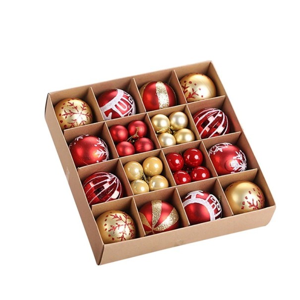 Set kerstversiering 44 stuks H1172