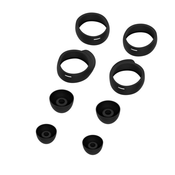 Set med öronproppar i silikon för Samsung Galaxy Buds Plus svart