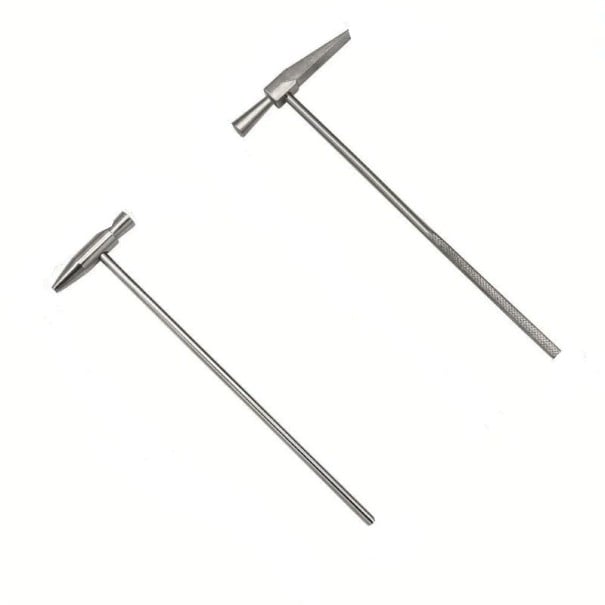 Set mit 2 Mini-Hämmern für Schmuck und Uhren präzise Ausführung 16 cm und 15,7 cm Stahl tragbares Werkzeug für Schmuckreparaturen