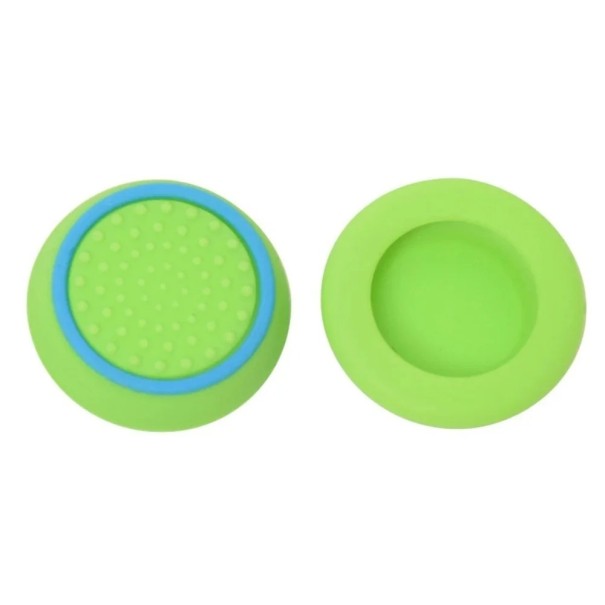Set mit 2 zweifarbigen Silikon-Stick-Abdeckungen für PS5-, PS4- und Xbox Series X/S-Controller. Schützende Analog-Stick-Abdeckungen. blau