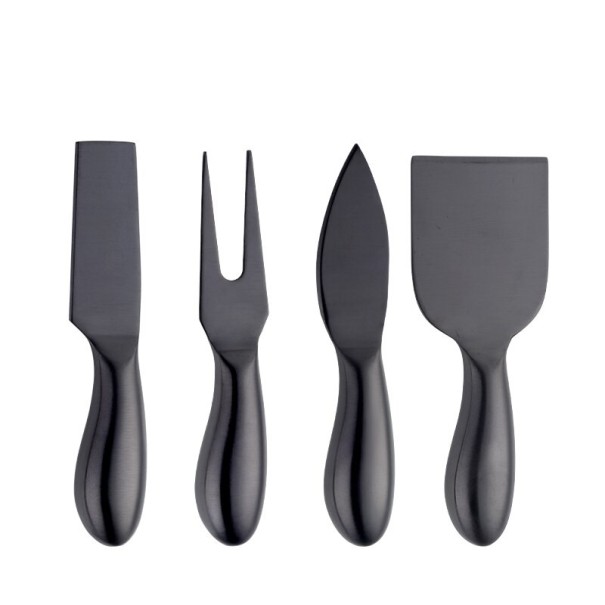 Set mit 4 Käsemessern C296 golden