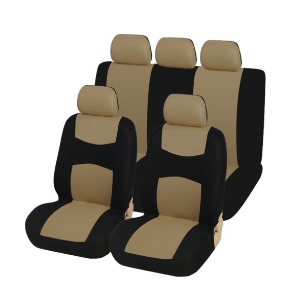 Set mit 9 Sitzbezügen beige