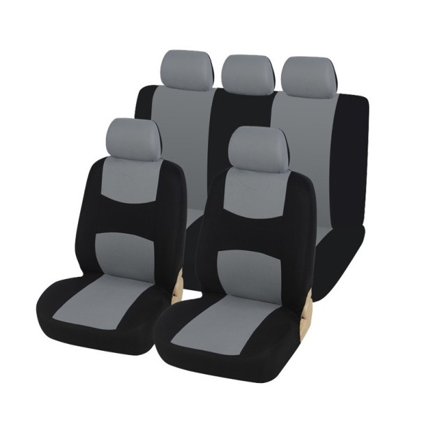 Set mit 9 Sitzbezügen grau