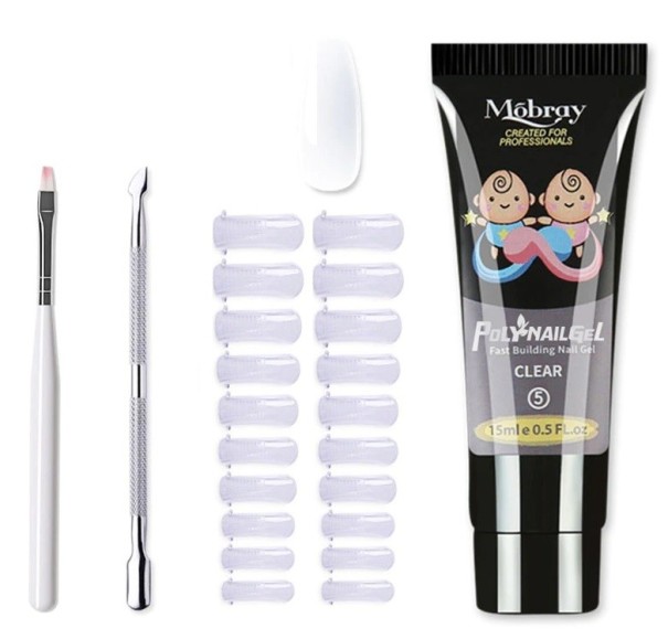 Set modelare unghii J294 Clear