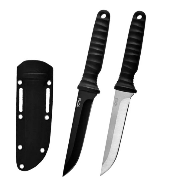 Set of 2 Stainless Steel Pocket Kitchen Knives 20 x 10 x 9.8 cm For Fruit, Vegetables, Meat and Bones Small Knives for Everyday Use 1
