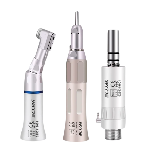 Set of 3 Low-Speed Attachments for Dental Handpiece Contra Angle Straight Nozzle B2 Motor ISO E-Type Dental Tools for Dentistry 1