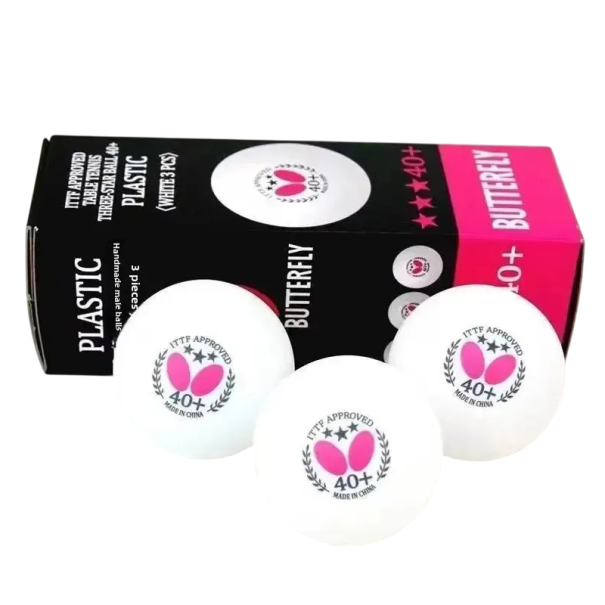Set of 3 Table Tennis Balls Training Ping Pong Balls Lightweight Sports Balls for Table Tennis Fun and Exercise 1