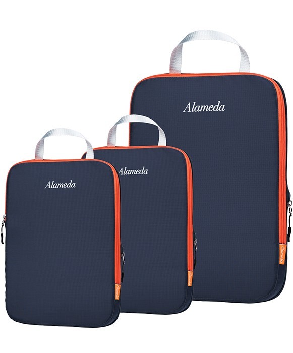 Set of 3 Travel Organisers dark grey