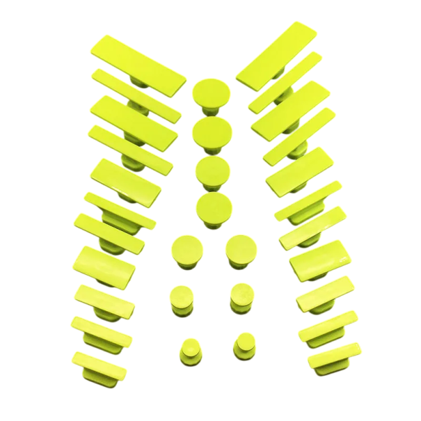 Set of 32 PDR Pulling Attachments for Dent Repair Without Painting Nylon Attachments of Various Sizes for T-Shaped Puller 1