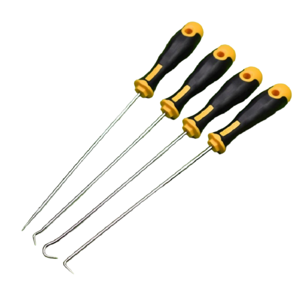 Set of 4 Assembly Hooks Set for Removing Sealing Rings Set of Screwdrivers for Automotive Oil Seals 25 cm Tools for Auto Mechanics 1