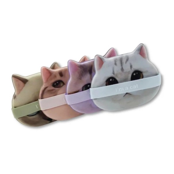 Set of 4 Cat Paw Shaped Makeup Sponges 6.3 x 5.6 x 0.7 cm Sponges for Dry and Wet Use Fine Concealer Applicators 1