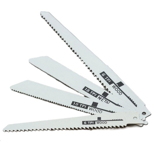 Set of 4 Saw Blades for Wood and Metal Universal Blade Set for Precise Cutting of Various Materials 1