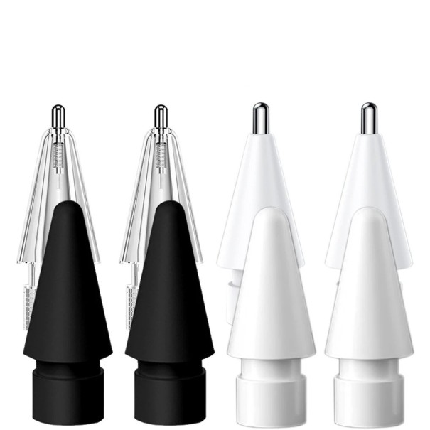Set of 8 Replacement Tips for Touch Pen Types 3.0 and Classic Compatible with Apple Pencil 1 and 2 Various Colours and Finishes 1