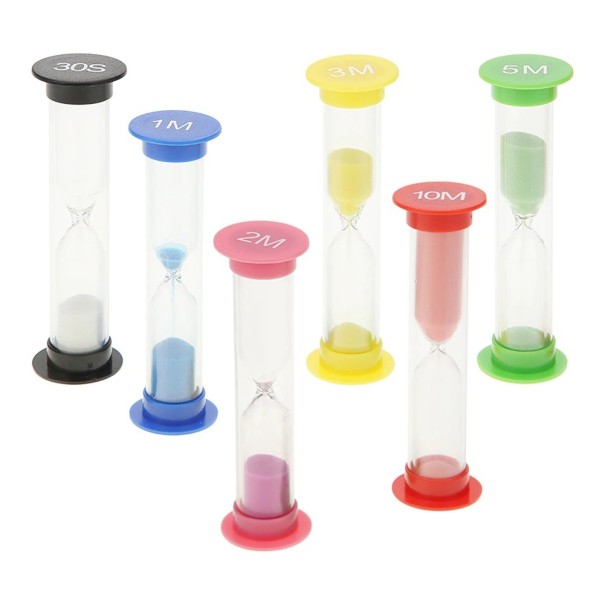 Set of Hourglasses 6 pcs 1