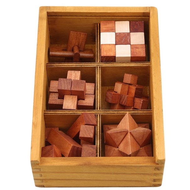 Set of Wooden Puzzles 1