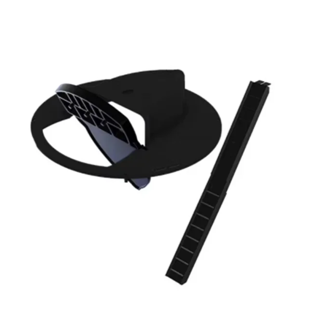 Set per la costruzione di trappole per roditori Coperchio per secchio 31 cm con foro e scala Trappola pratica per topi e ratti Riutilizzabile nero