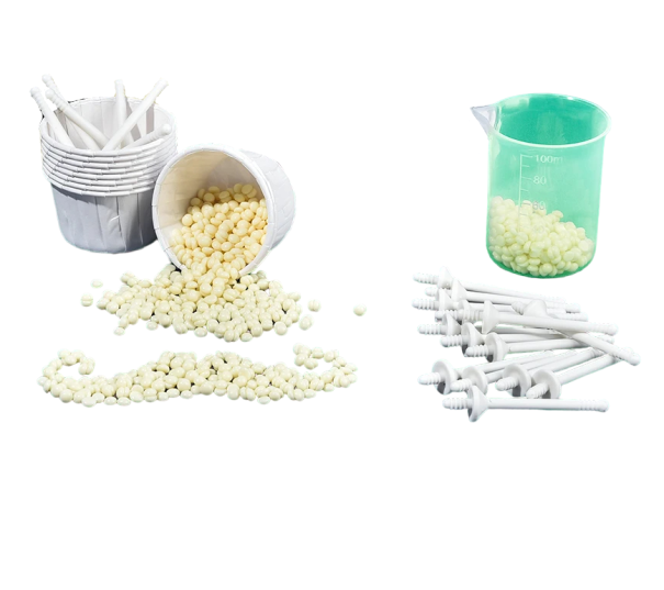 Set per la depilazione dei peli nelle orecchie e nel naso Cera depilatoria con bastoncini V341 1