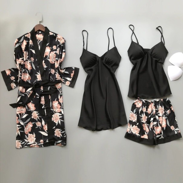 Set pijamale dama P2674 negru M