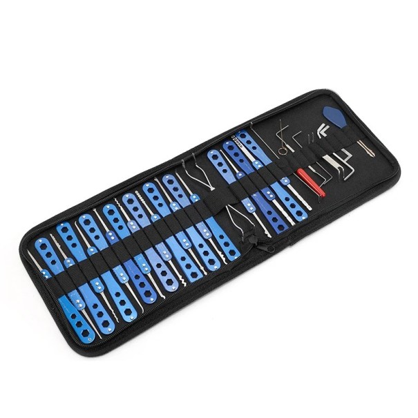 Set Professionale per Rimozione di Chiavi Rotte da Serrature Strumento in Acciaio Inossidabile per Riparazione di Cilindri Set di Attrezzi per Smontaggio in Acciaio e Plastica 1