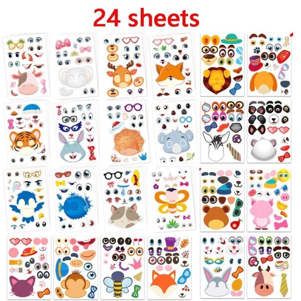 Set stickers voor kinderen, 24 stuks. 2