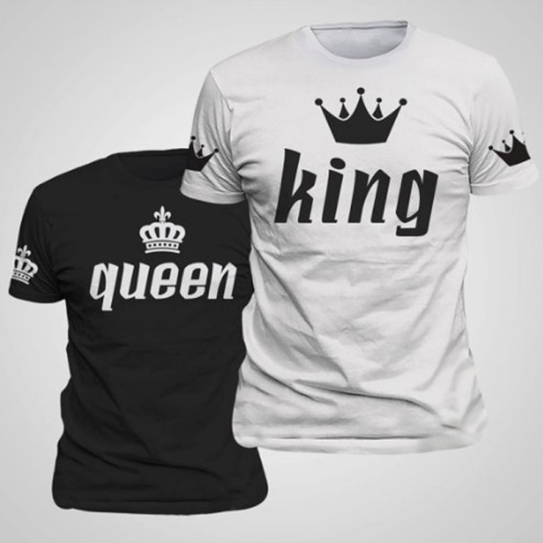 Set triček - THE KING AND HIS QUEEN S XL