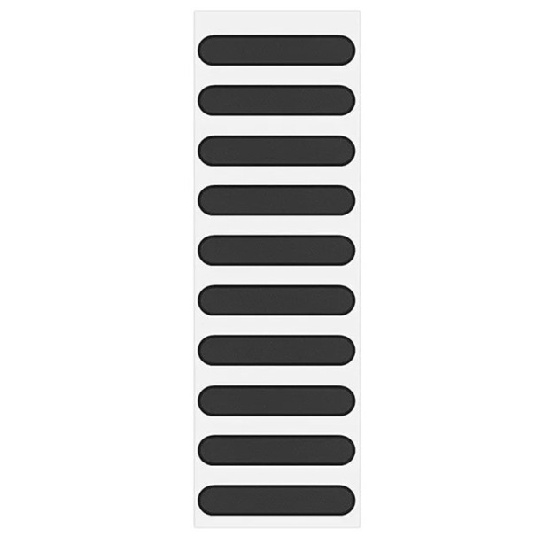 Set van 10 stofdoppen en gaasjes voor Samsung Sound Hole en oplaadpoortdeksel Vuilbescherming 2,2 cm 1