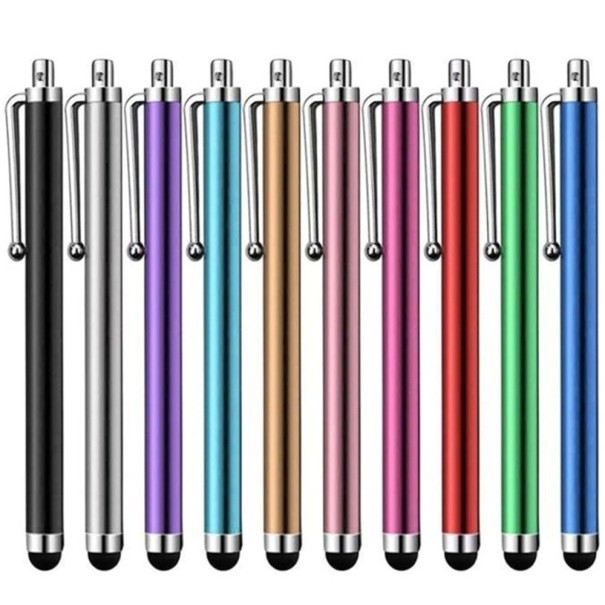 Set van 10 touchpennen met ronde zachte punt voor telefoons en tablets met capacitieve schermen 1