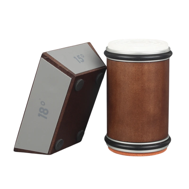 Set van slijpsteen 400/1000 diamantsteen en houten rolslijper met hoeken 15 18 20 22 graden voor het slijpen van messen en keukengereedschap 1