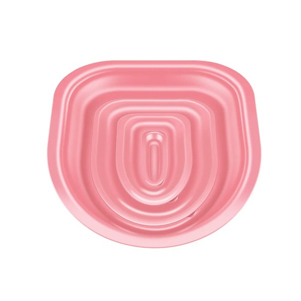 Set voor toilettraining voor huisdieren 5-delig Plastic toilettraining voor katten en honden Afneembare lagen Herbruikbaar roze