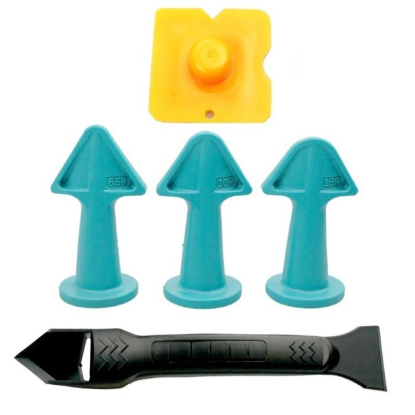 Set zum Auftragen und Entfernen von Silikon 5-tlg türkis