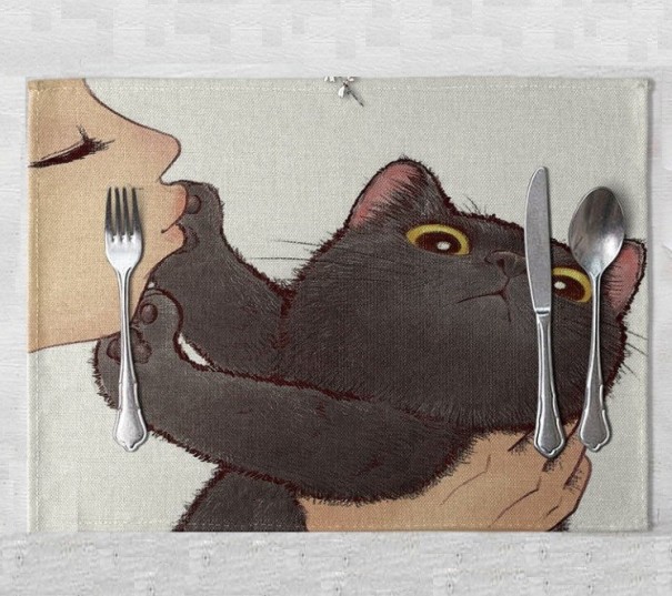 Setarea locului cu un motiv de pisică 3