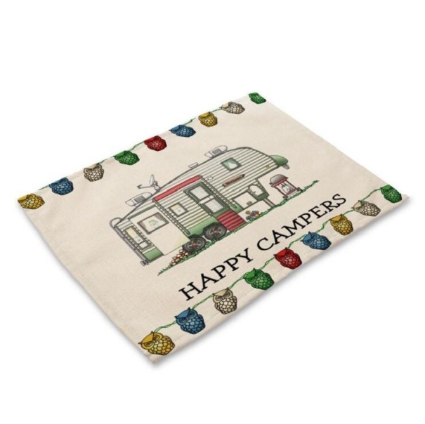 Sets de table avec motif de caravane 8