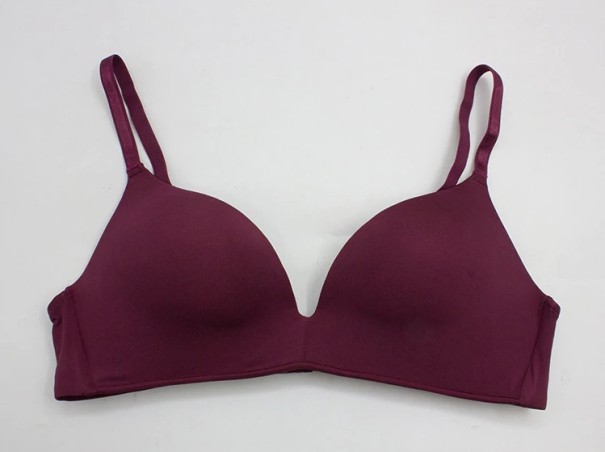 Sexet dybt udskåret bh J3070 vinrød 75B