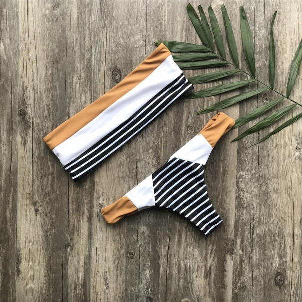 Sexet eksotisk bikini til kvinder J1149 beige M
