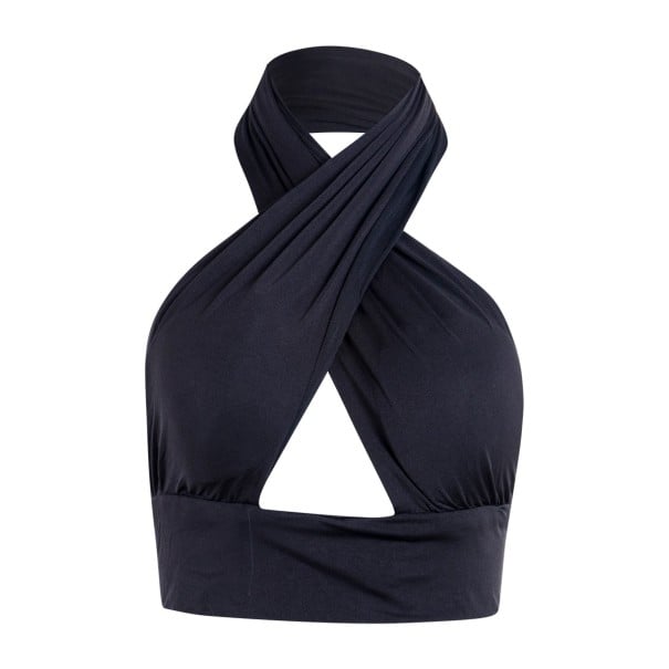 Sexet top til kvinder sort XS