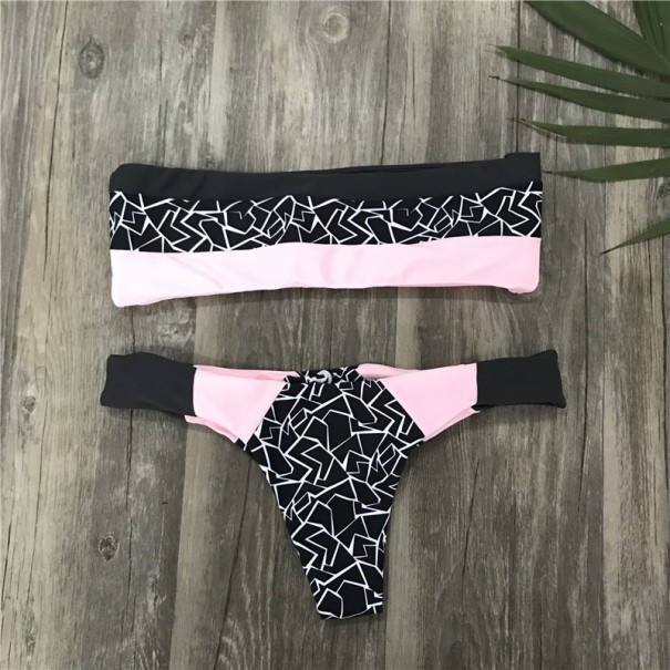 Sexig exotisk bikini för kvinnor J1149 rosa S